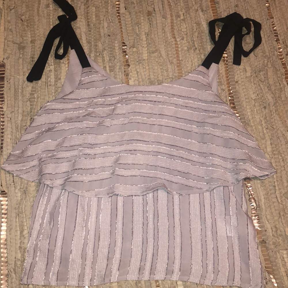 NORDSTROM silver top